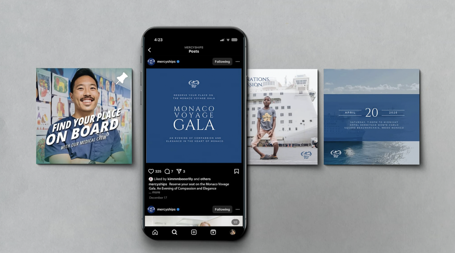Monaco Voyage Gala — Social Campaign